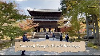 Nanzenji temple November in Kyoto [upl. by Airamahs276]