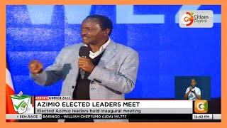 Kalonzo Musyokas speech at the Azimio elected leaders meeting [upl. by Nodyl299]