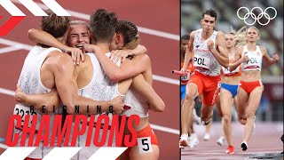 Polands Epic Victory in the Tokyo 2020 4X400 Mixed Relay🥇 [upl. by Marou301]