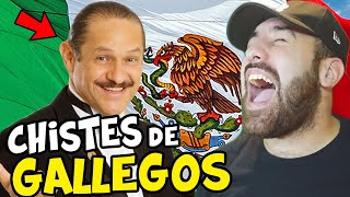 🇪🇸 GALLEGO REACCIONA a CHISTES de GALLEGOS de TEO GONZÁLEZ 🇲🇽😂 muere de risa [upl. by Dnamra]