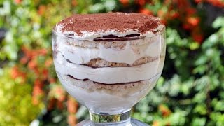 TIRAMISU selber machen  Fake Tiramisu  TIRAMISU mit REISWAFFELN [upl. by Lezlie]