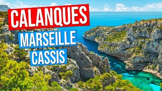 CALANQUES of MARSEILLE and CASSIS FRANCE Boat tour of 9 creeks in 4K [upl. by Aiuoqes918]