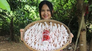 Awesome Cooking Chicken Feet With Coca Cola Dilecious Cook Recipe  Yummy Eating Show No Talking [upl. by Constantino]