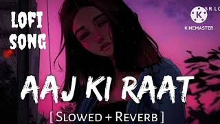 Aaj ki raat mja husan ka akhon se lijiye slowed end reverb song trend music goat videos song [upl. by Samaj]