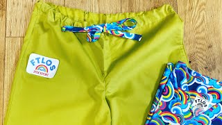 How to Sew Pants half tie half elasticated waist  Abi’s Den ✂️🧵🌸 [upl. by Dalia63]