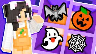 💜Minecraft BUT Every Room is a Different HALLOWEEN EMOJI [upl. by Atiseret734]