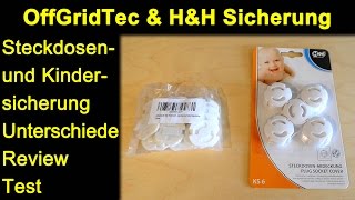 OffGridTec amp Hartig  Helling Sicherung Steckdose  Kindersicherung  Steckdosenschutz Test [upl. by Wilen]