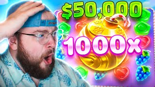 I Hit a 1000x on SWEET BONANZA AND WON HUGE [upl. by Schouten]