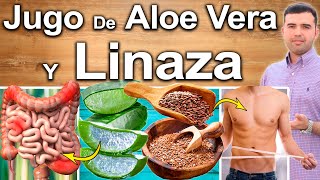 Jugo De Aloe Vera Y Linaza ¿Para Qué Sirve  Beneficios Para Tu Salud Y Belleza [upl. by Eamaj]