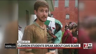 Clemson students rescued from flooding cave share first hand accounts [upl. by Danziger]