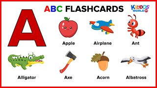 ABC Alphabet Video Chart  Learning The Letters and English Vocabulary for Preschool [upl. by Roderic]