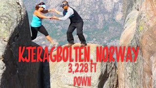 Kjeragbolten Norway Almost Fell off [upl. by Pollie675]