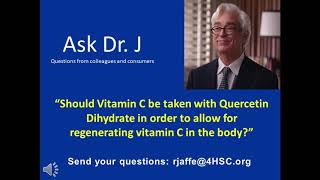 Should Vitamin C be taken with Quercetin Dihydrate [upl. by Des]