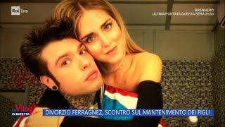 Ex Ferragnez divorzio è scontro per i figli  La Vita in diretta 07102024 [upl. by Esiled]