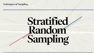 STRATIFIED RANDOM SAMPLING  POSTSTRATIFICATION  LEC  13  NUMERICALS [upl. by Drews836]