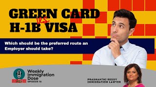 Green Card Vs H1B  Which is better for Employers in 2024 [upl. by Gurango909]