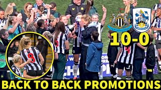 Amanda Staveley amp Darren Eales Celebrate Newcastle United Womens Promotion [upl. by Elaine]