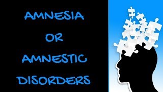 What causes amnestic disorder What is the treatment for amnesia [upl. by Aramad]