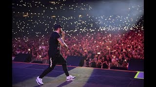 Eminem live at Sydney ANZ Stadium 2222019 Full Concert HD Rapture Tour first row view [upl. by Orose]