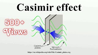 What Is CASIMIR EFFECT  Explaining CASIMIR EFFECT CASIMIR EFFECT in minutes [upl. by Arytahs441]