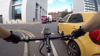 Mancunian Way to Deans gate  test commute on ebike 09082024 with some waffle [upl. by Aisayn]