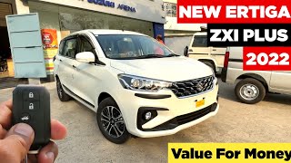 Maruti Ertiga Zxi Plus 2022 Top Model PriceFeatures Full Detailed Review [upl. by Ravahs825]