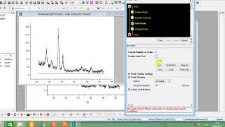 Full Width Half Maximum FWHM of multiple peaks using Origin [upl. by Eednac270]