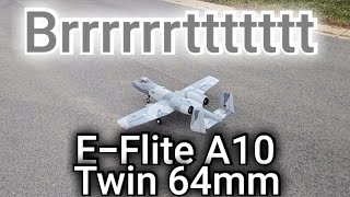 EFlite A10 Twin 64mm rchobby rcfly rcpilot smokeymountainrc rcflying [upl. by Pepita717]