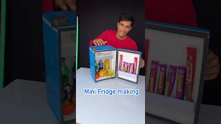 How to make mini refrigerator at home hackerjp shorts [upl. by Atsedom118]