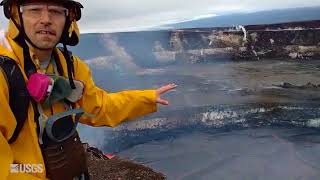 USGS Scientist Talks About Lava Lake in Halema‘uma‘u Crater [upl. by Donna664]