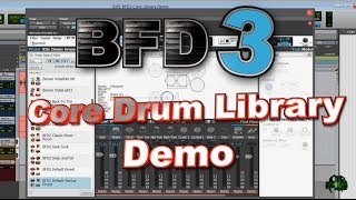 BFD3 Core Drum Library  Demo [upl. by Olegnad948]