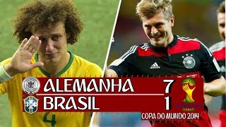 Alemanha 7 x 1 Brasil  Melhores Momentos GLOBO 720p Copa do Mundo 2014 [upl. by Erdnaet]