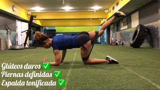 Piernas y glúteos en casa Ejercicios con banda elástica how to grow your bootie Elastic band 🍑 [upl. by Almena]