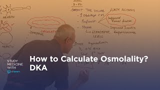 How to calculate osmolality in a diabetic ketoacidosis DKA patient [upl. by Senior]