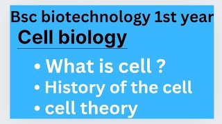 What is cell   History of cell  Cell theory cellbiology biotechnology biojunction [upl. by Charry160]