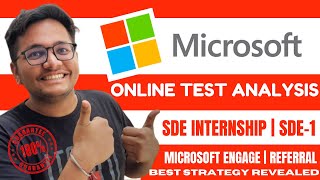 Microsoft Online Test Strategy  Microsoft Internship and SDE 1  Microsoft Engage 2022 [upl. by Ludie332]