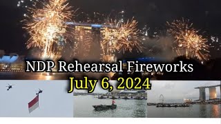 NDP Rehearsal Fireworks 2024 July 6 2024   Jovelyn Mirambel [upl. by Anide291]