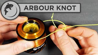 How To Tie The Arbour Knot  Attach line to your spool [upl. by Bryner232]