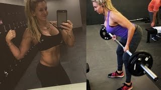 Charlotte Flair workout routine 2017 WWE [upl. by Afnin]