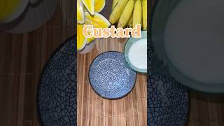 VANILLA CUSTARD RECIPE🤩￼ recipe tasty shorts food [upl. by Anafetse]