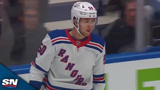 Rangers Will Cuylle Catches Canucks Napping For Easy Breakaway Goal [upl. by Veriee]