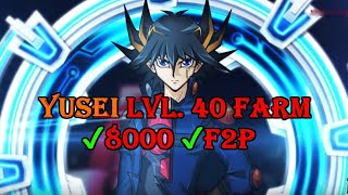 How to Farm Yusei Fudo Lvl 40 F2P YuGiOh Duel Links [upl. by Nunciata]