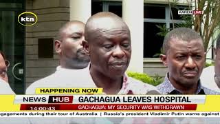 Impeached DP Gachagua I have no security [upl. by Ferna]