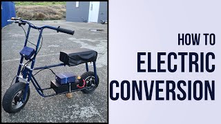 Mini Bike Electric Conversion FLIPSKY FT85BS [upl. by Helas]