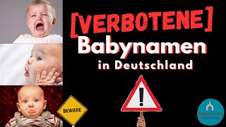 Verbotene Babynamen in Deutschland Diese Namen sind verboten [upl. by Ruby484]