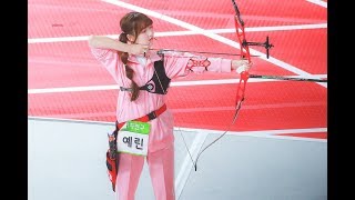 GFriend Archery At Idol Star Athletic Championship 2019 [upl. by Saito]