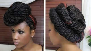 4 Styles for Box Braids Part One [upl. by Oskar]