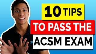 Top Critical 10 Tips to Pass the ACSM CPT Exam in 2023 💯 [upl. by Nehtanhoj572]