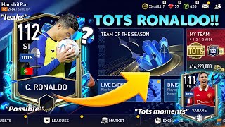 TOTS RONALDO FIFA MOBILE 23  TOTS MOMENT PLAYER amp RONALDO LEAKS TOTS FIFA MOBILE [upl. by Aidualk]