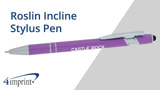 Roslin Incline Stylus Pen by 4imprint [upl. by Sully655]